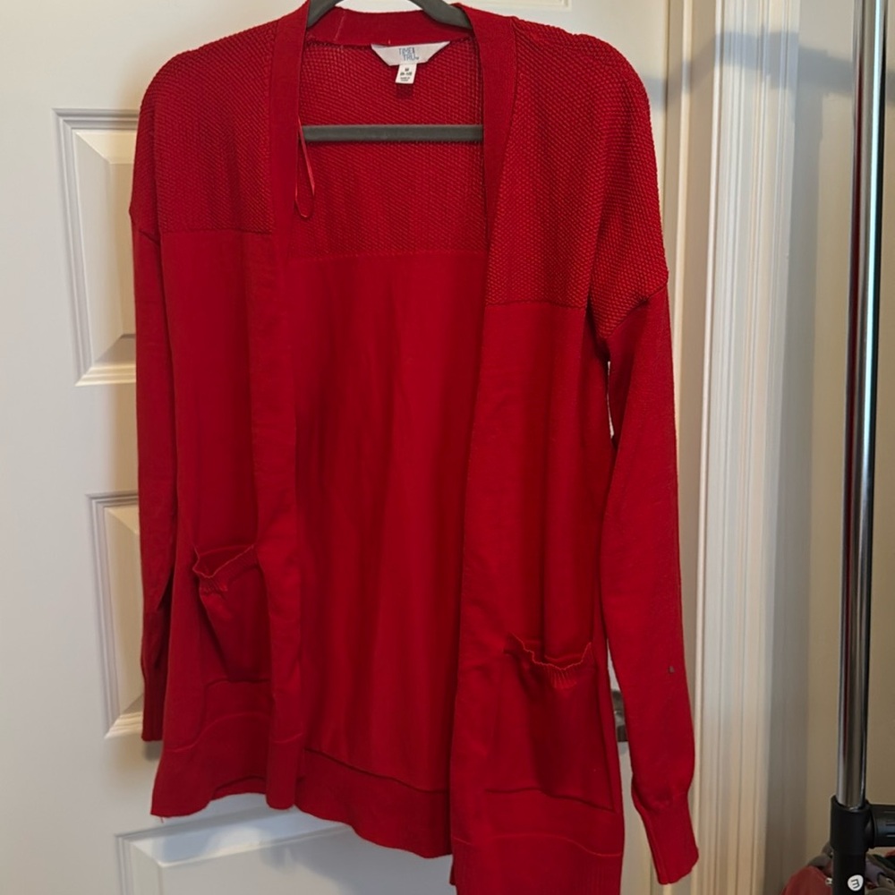 Time and Tru Cardigan Sz M